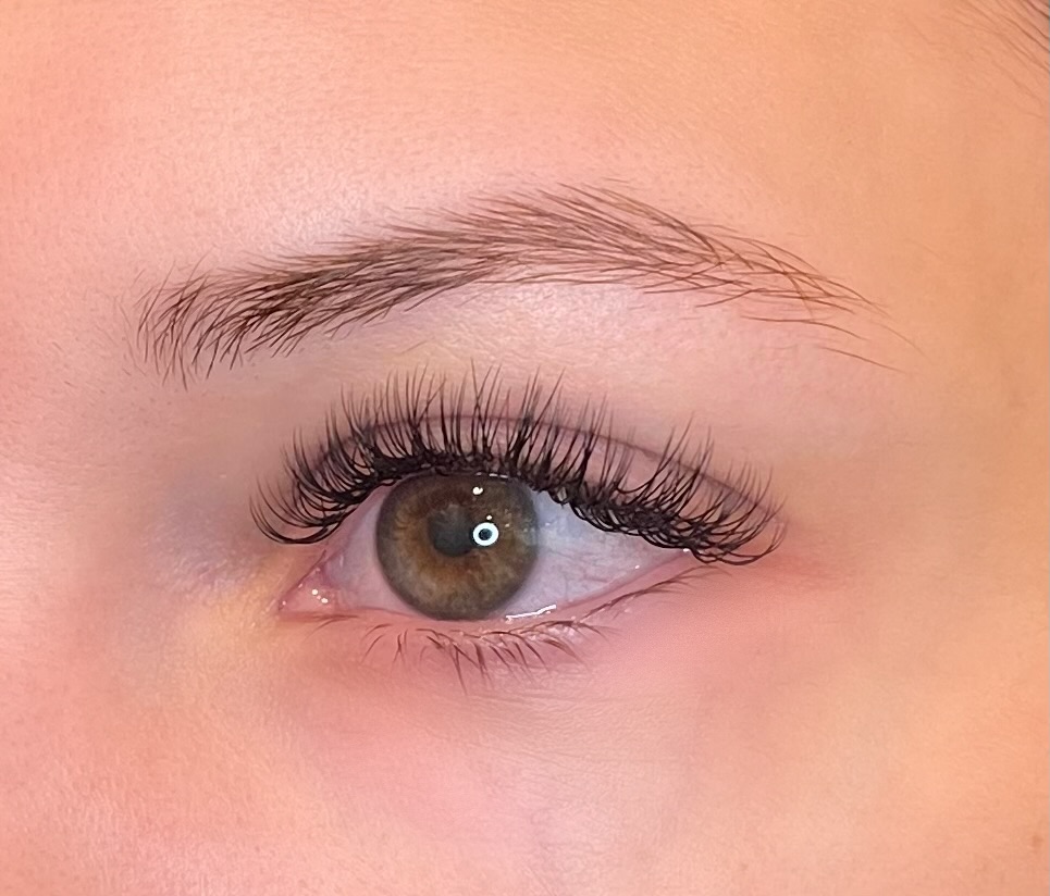 Lash lift and tint results at Beauty Sleep Studio PDX