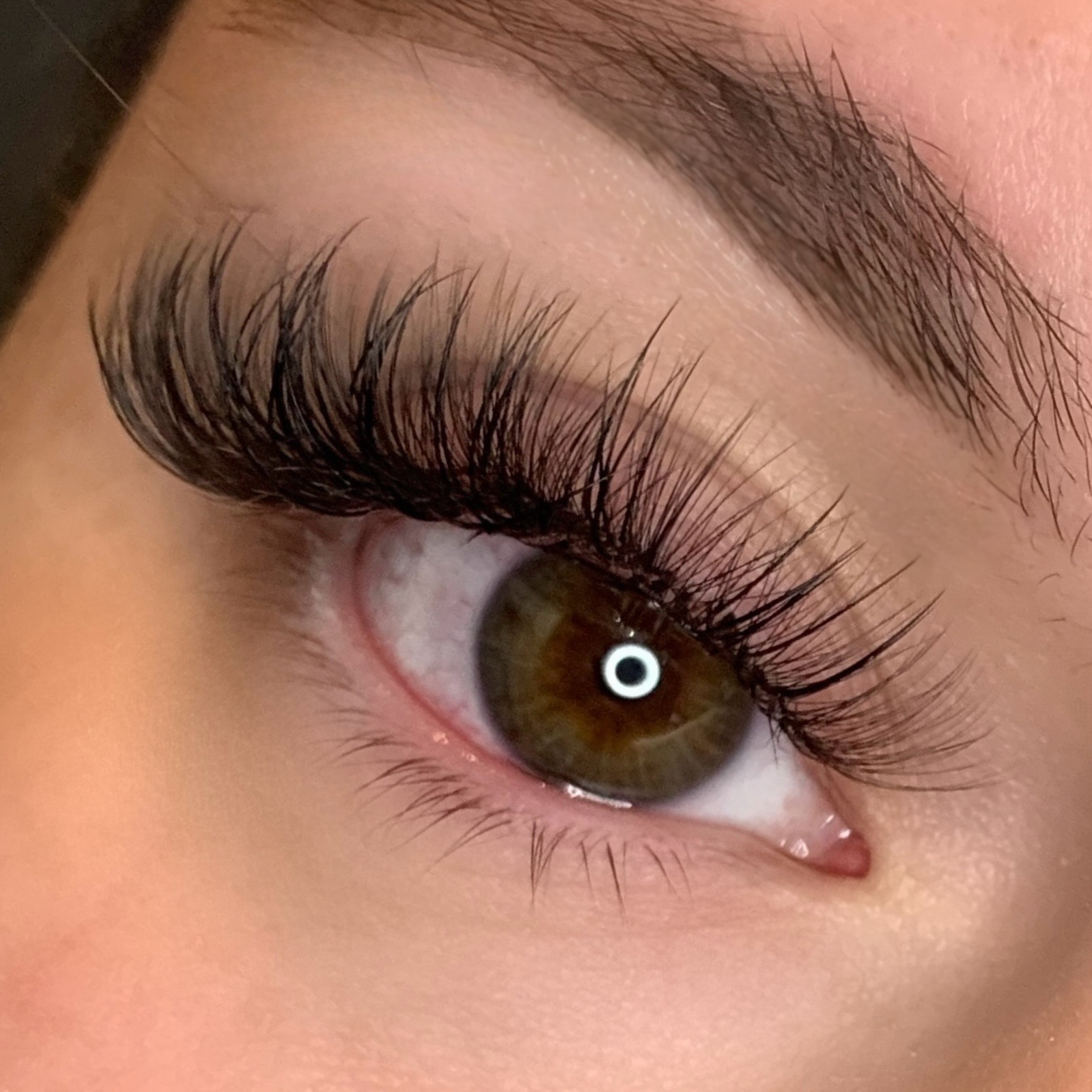 Lash extension close-up Beauty Sleep Studio Portland